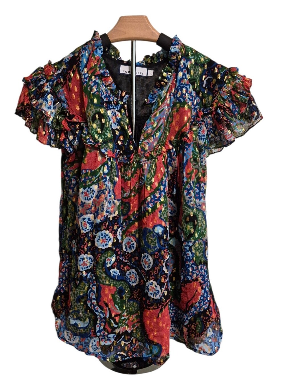 Beautiful Bohemian CK Bradley Blouse - Size XL